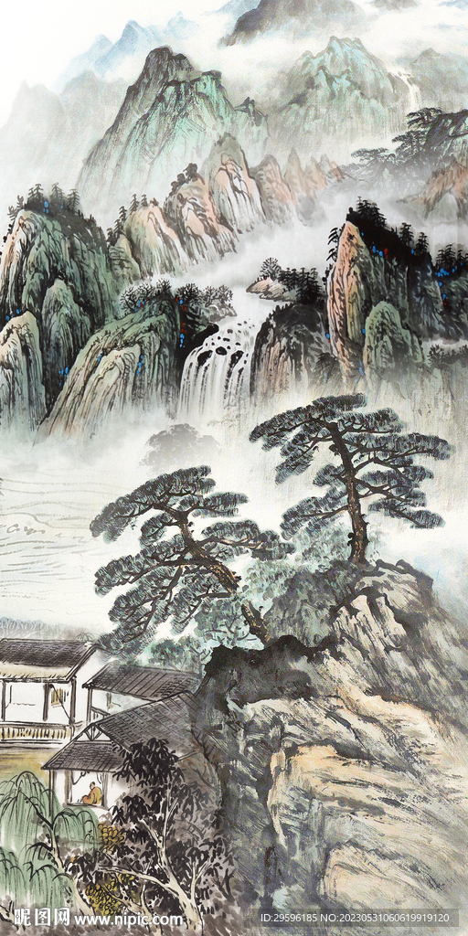 大气 高端意境山水 tif分层