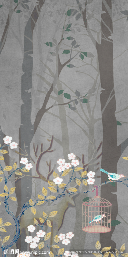 简约 高端新传玄关 tif分层