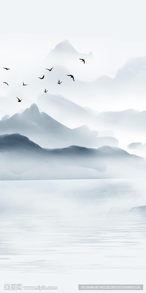 现代 最新玄关山水 tif分层