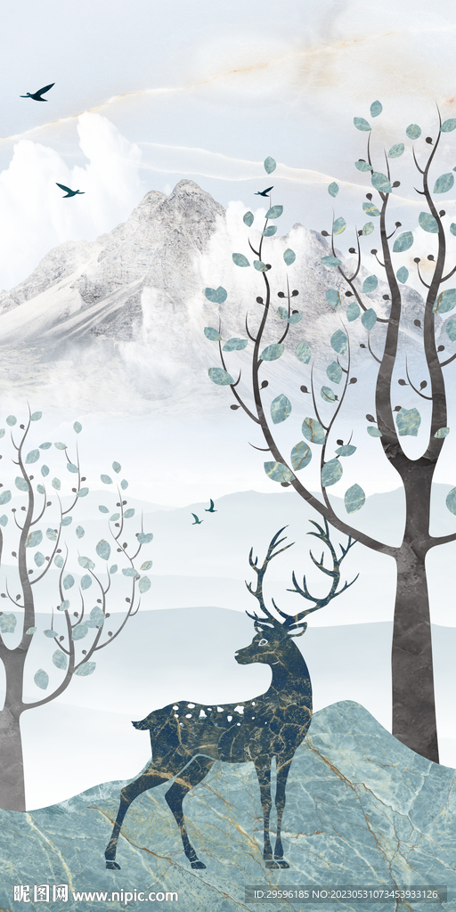 豪华 欧式高清玄关 TIF分层