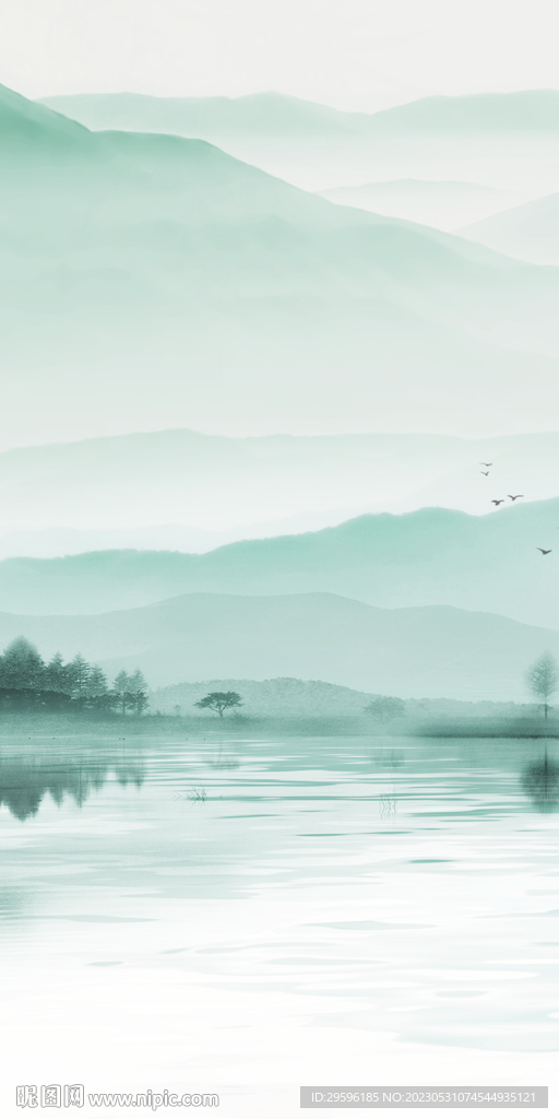 别墅 简奢意境山水 tif分层