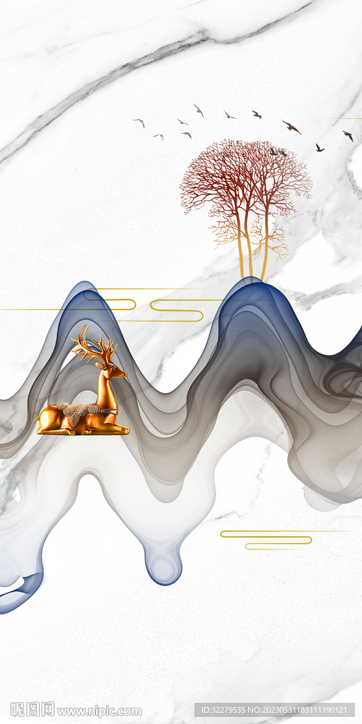新传 别墅简意玄关 tIf分层