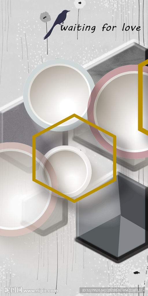 高档 豪华欧式玄关 TIF分层