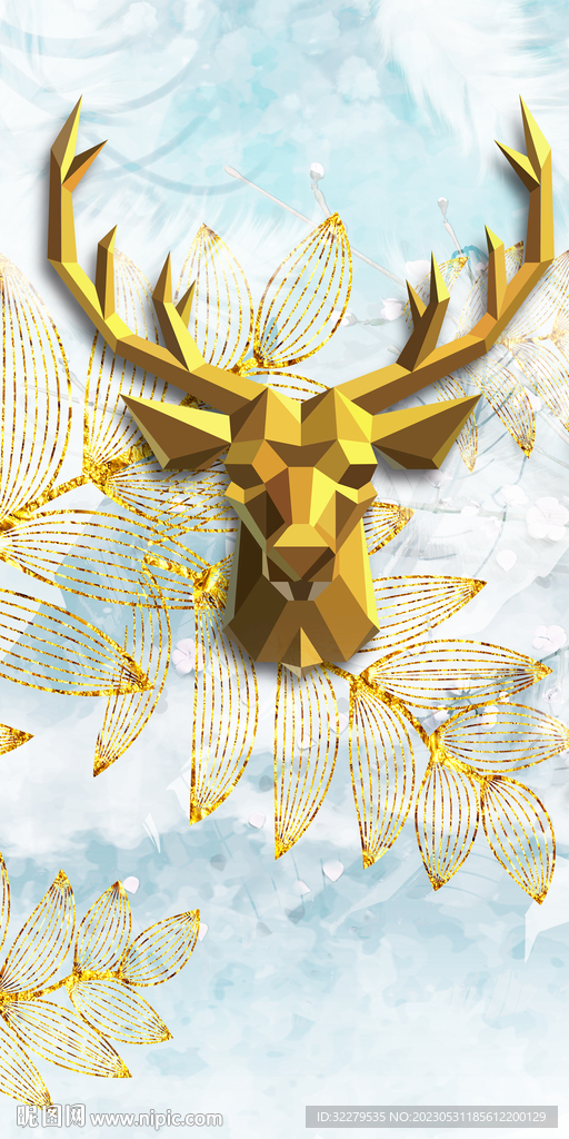 高清 豪华欧式玄关 TIF分层