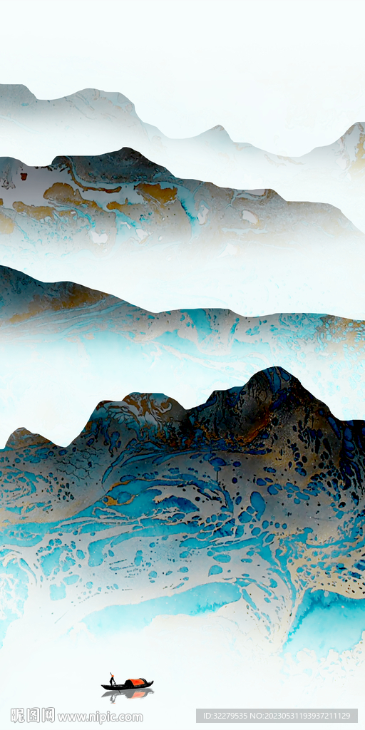 意境 中式别墅玄关 TIf分层