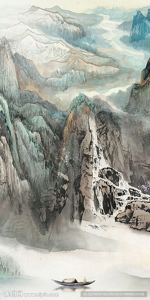 古风 现代别墅玄关 TIf分层