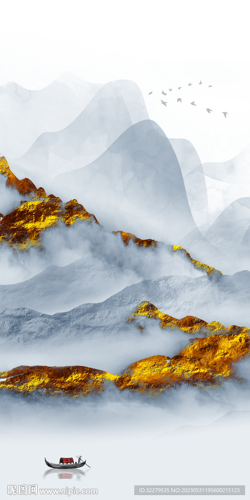 意境 现代别墅玄关 TIf分层