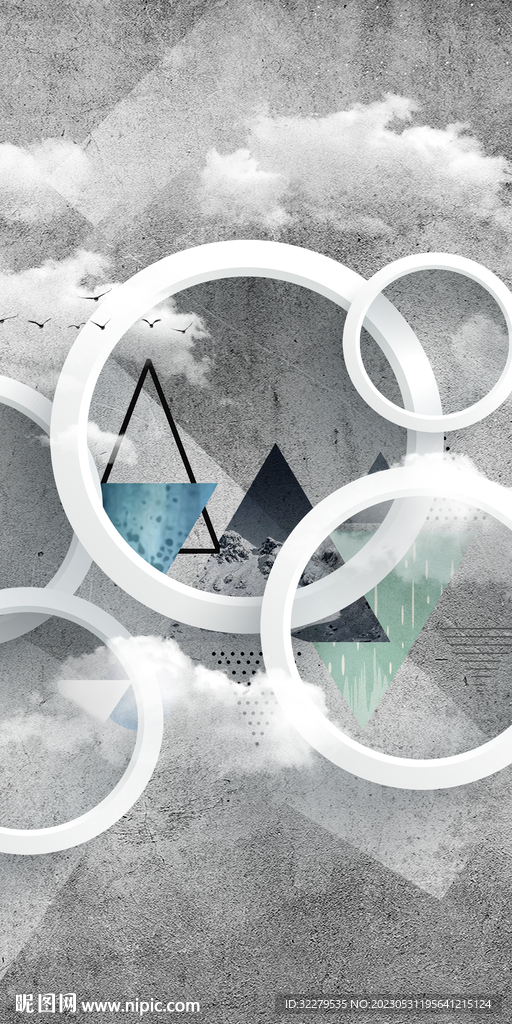 奢华 新品豪华玄关 TIf分层