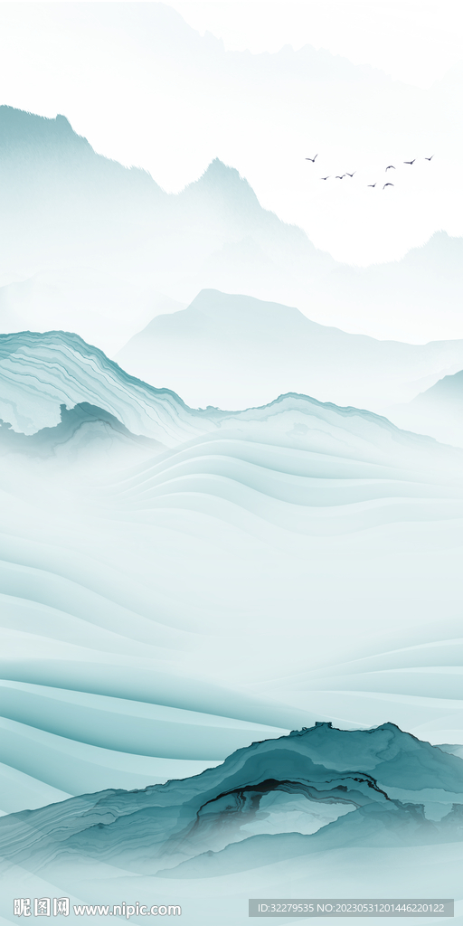 简约 中式别墅玄关 TIf分层