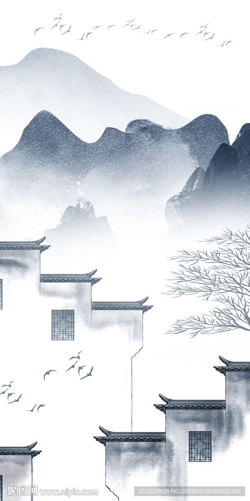 最新 极简山水玄关 TIf分层