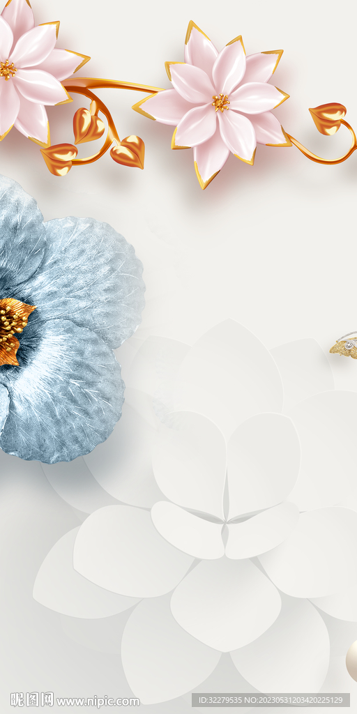 现代 欧式奢华玄关 TIF分层