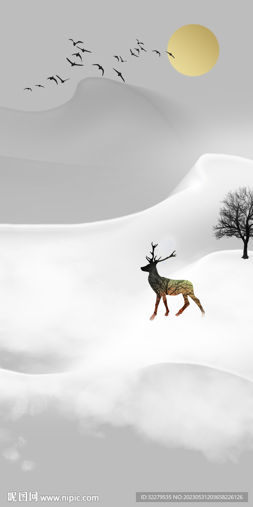 高档 欧式奢华玄关 TIF分层