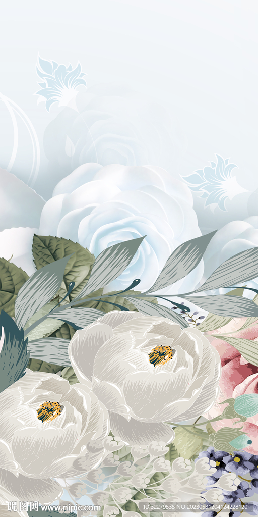 最新 轻奢玄关新画 TIF分层