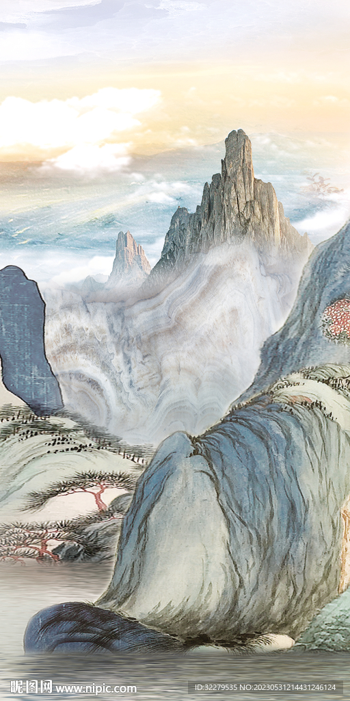 古风 高端大气玄关 TIf分层