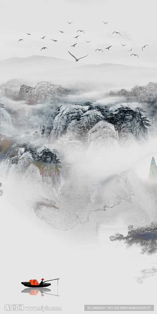 意境 现代新玄关画 TIF分层