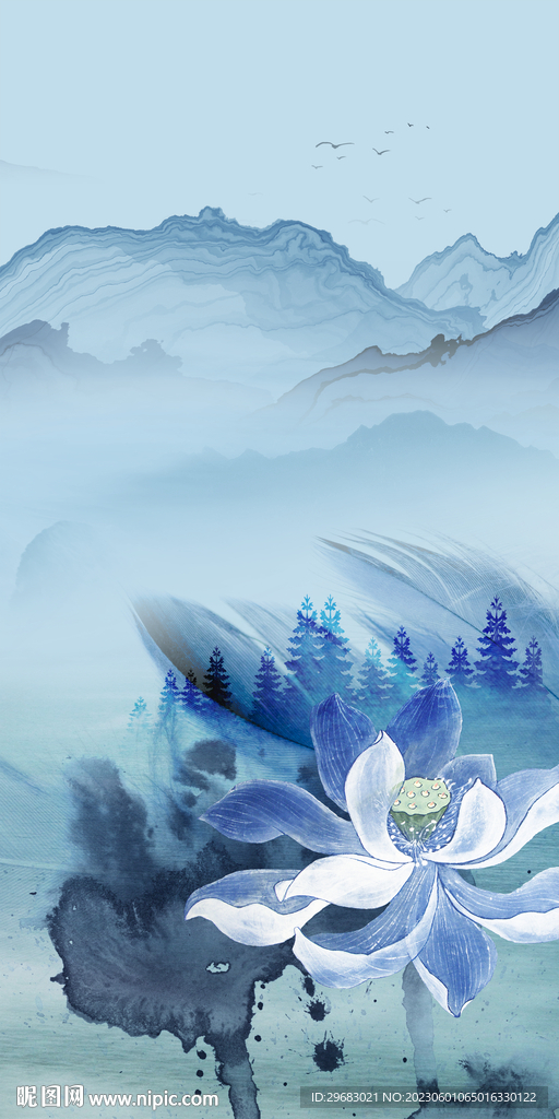 高清 现代新玄关画 TIF分层