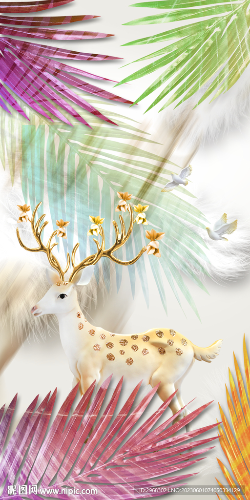 新款 轻奢欧式玄关 TIf分层