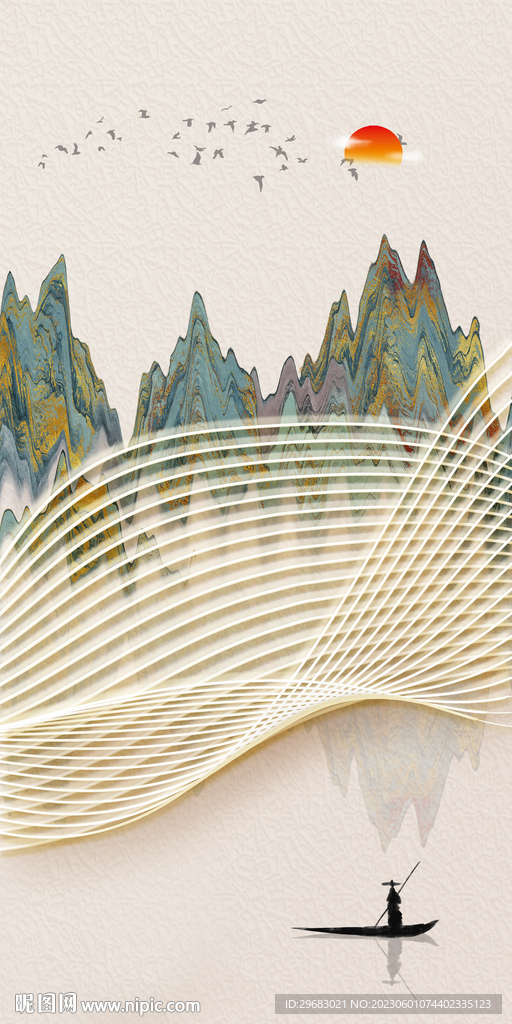 别墅 现代新玄关画 TIF分层