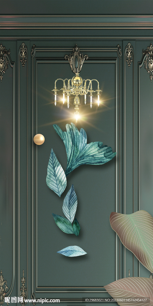 爆款 高档简欧玄关 tIf分层