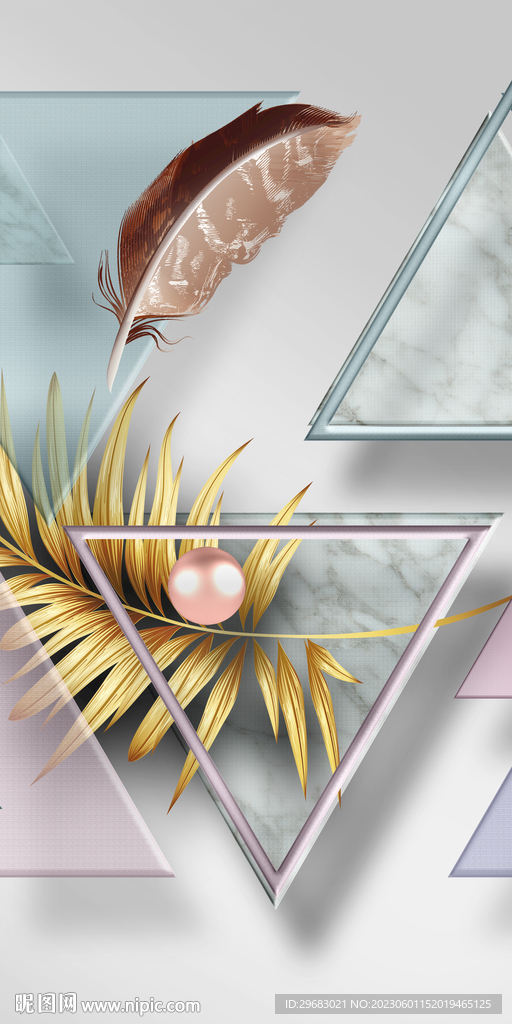 高清 高档简欧玄关 tIf分层