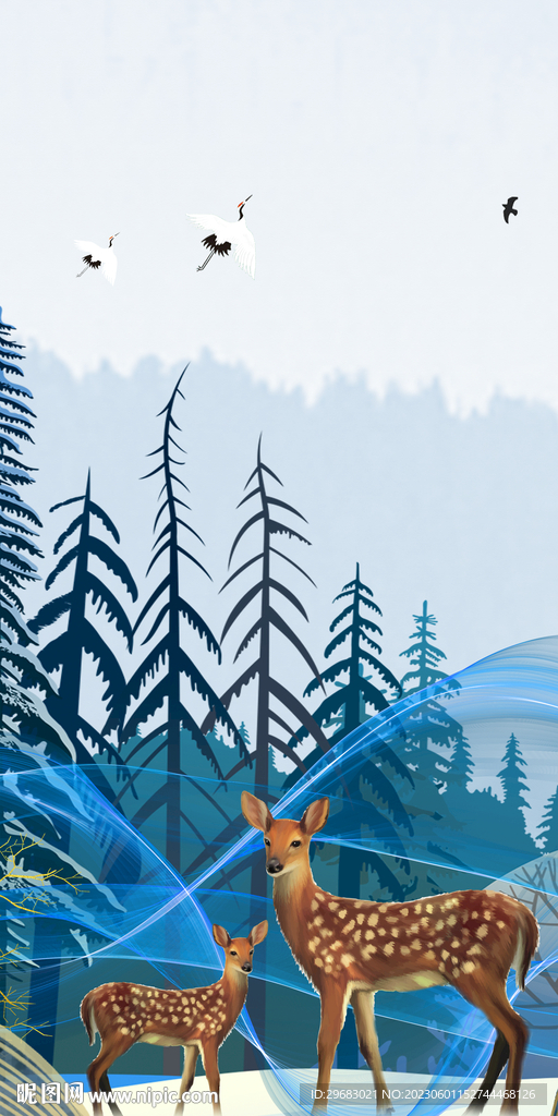 奢华 最新玄关新画 Tif分层