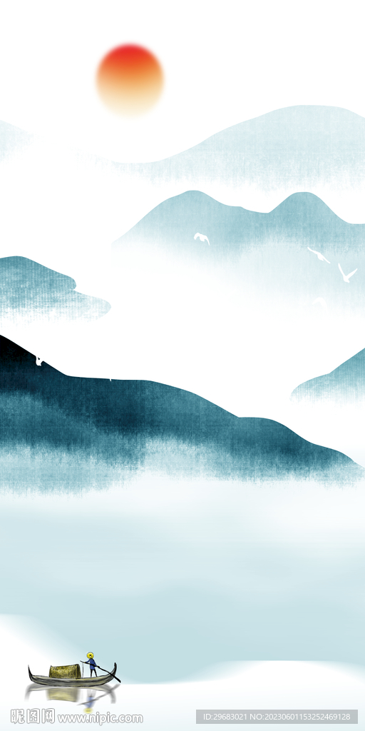 豪华 最新山水玄关 TiF分层