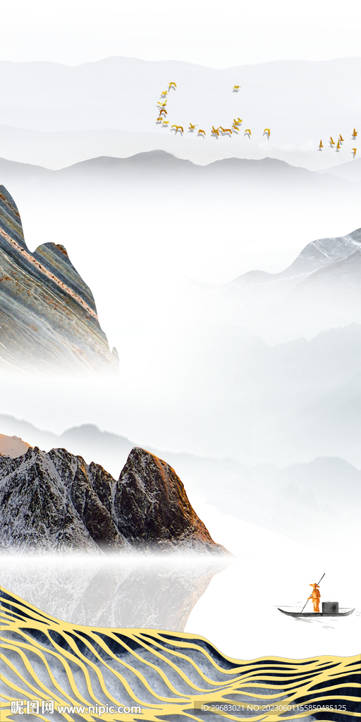 别墅 爆款中式玄关 TiF分层