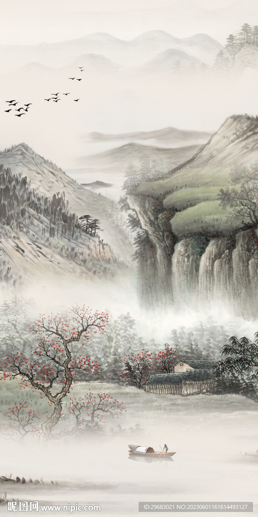 大气 清晰中式玄关 TiF分层