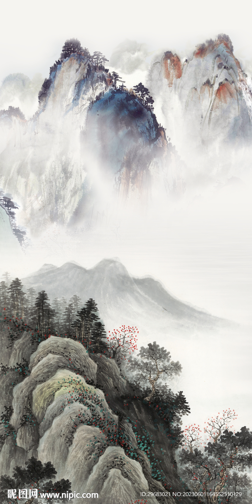 爆款 新高清玄关画 TIF分层