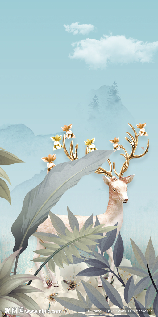 奢华 高档欧式玄关 tIf分层