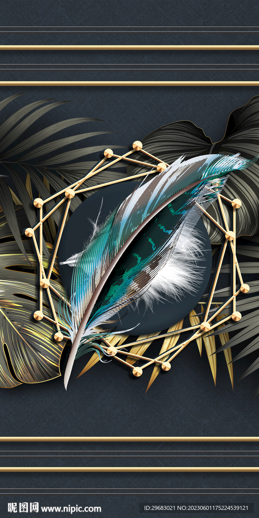 豪华 高端欧式玄关 TIf分层