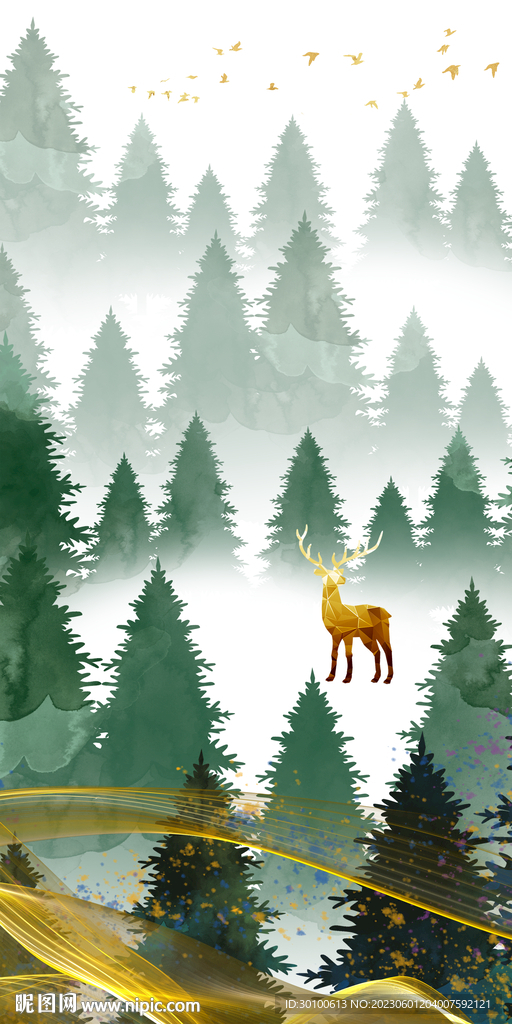 新品 清晰中式玄关 tiF分层