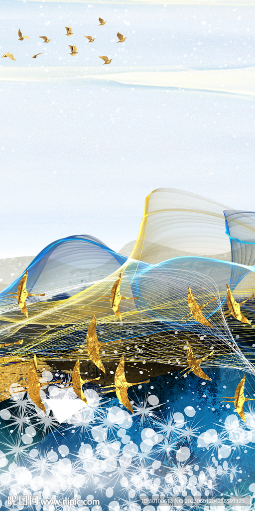 简约 意境中式玄关 tiF分层