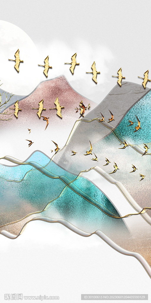 爆款 现代高清玄关 tiF分层