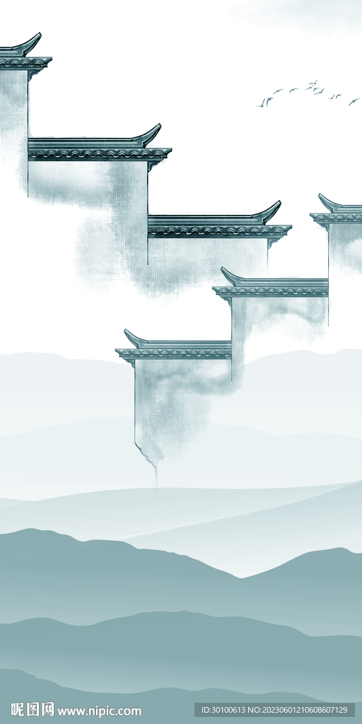 大气 中式现代玄关 TiF分层