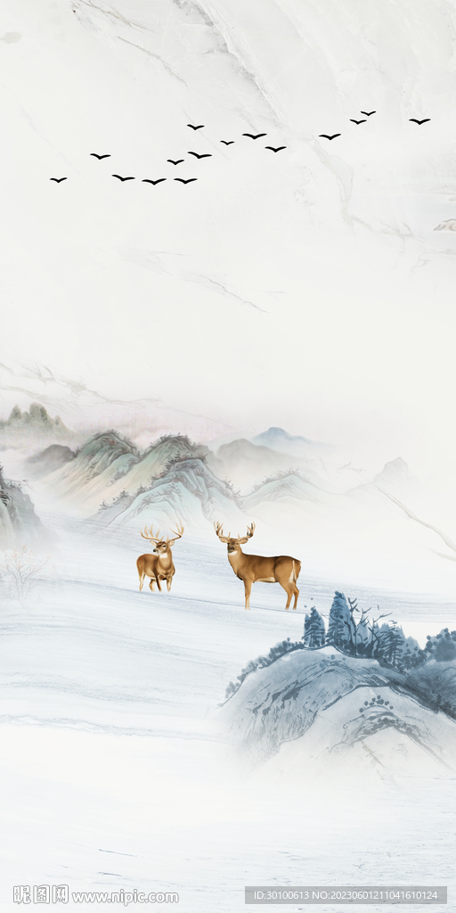 爆款 中式简约玄关 TiF分层