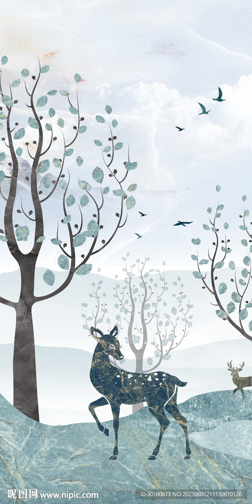 最新 豪华北欧玄关 TIF分层