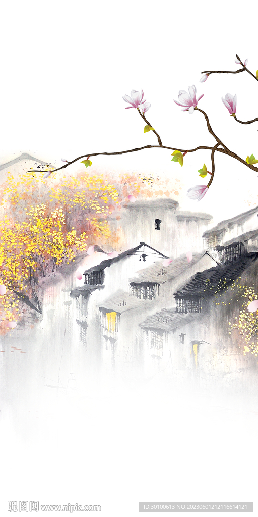 现代 中式简约玄关 TiF分层