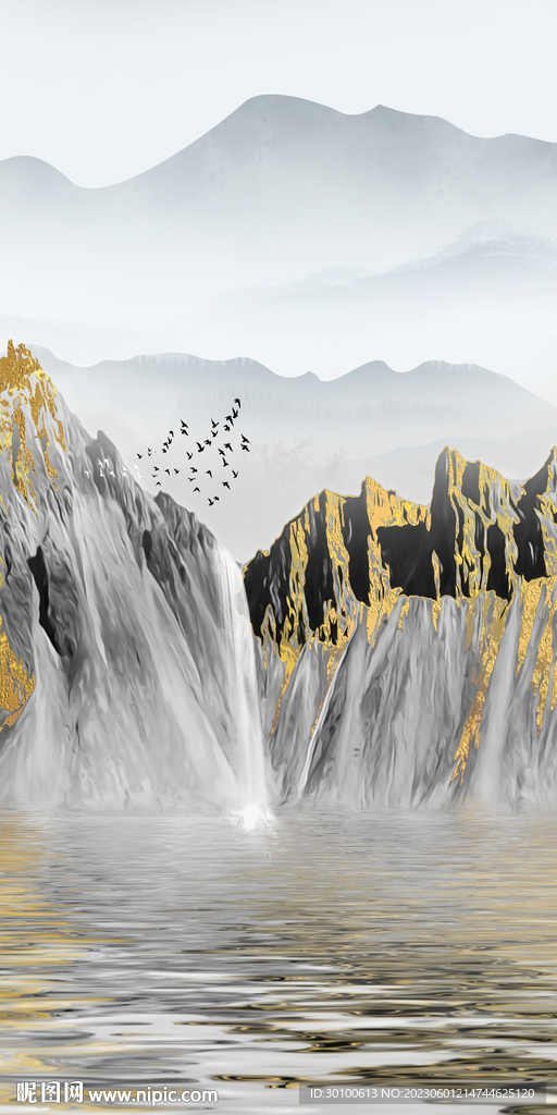 高清 意境新品玄关 TiF分层