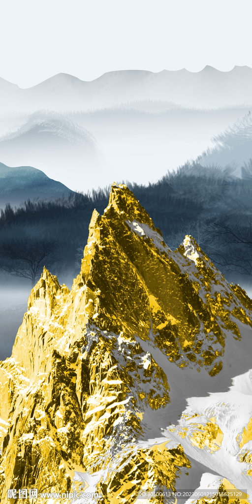 现代 意境新品玄关 TiF分层