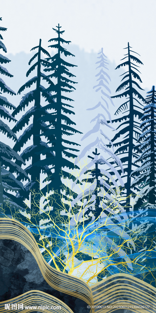 大气 豪华北欧玄关 TIF分层