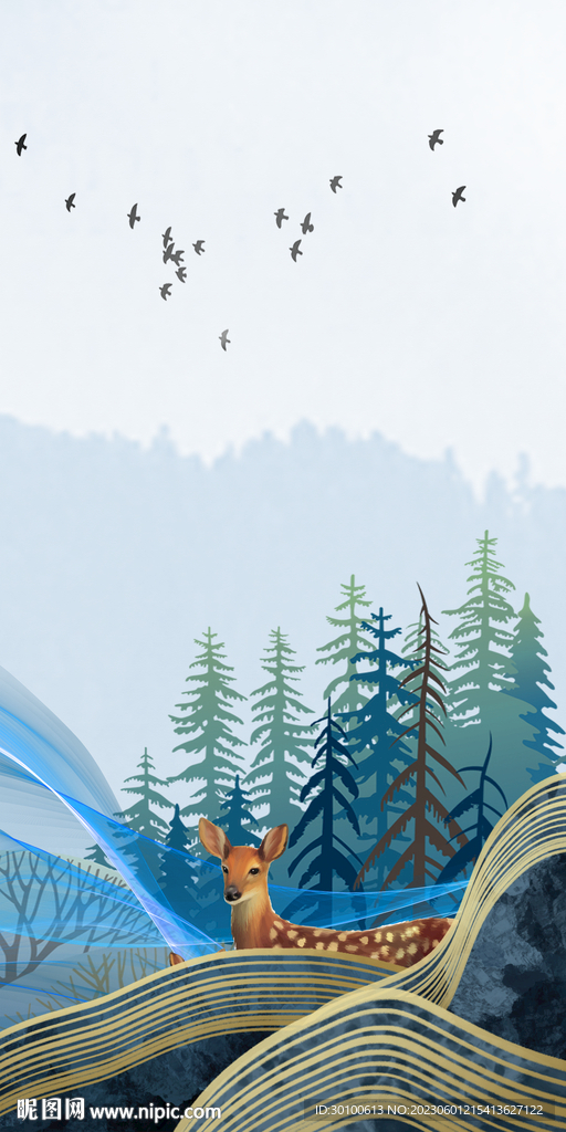 现代 奢华北欧玄关 tIF分层