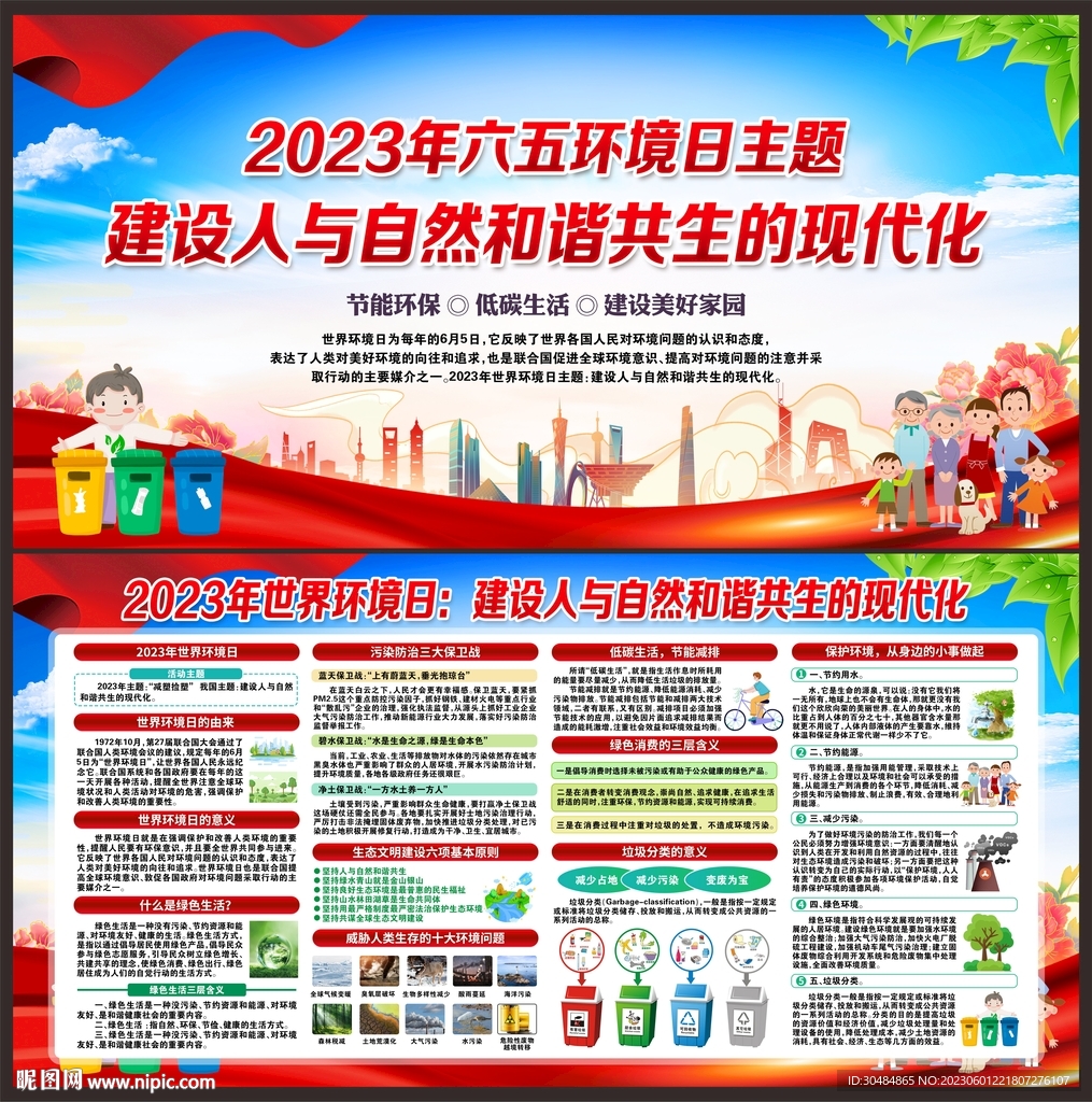 世界环境日宣传展板