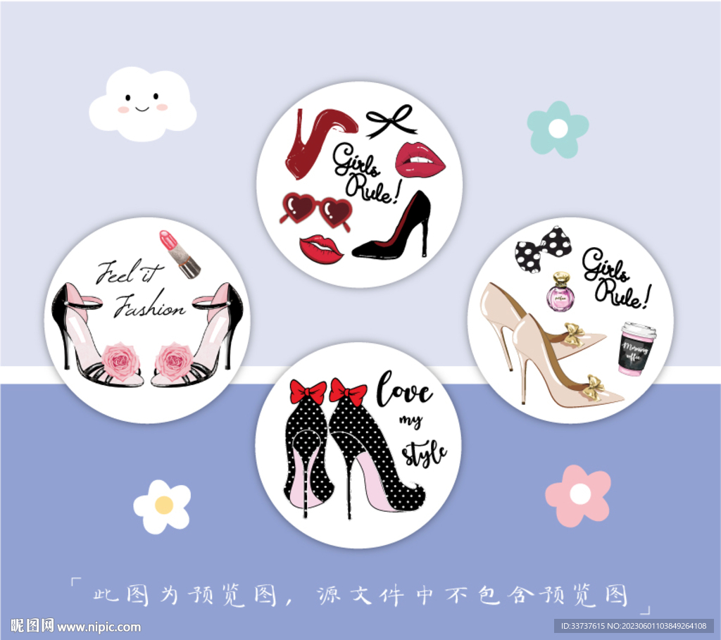 小圆镜 圆卡 吊牌 