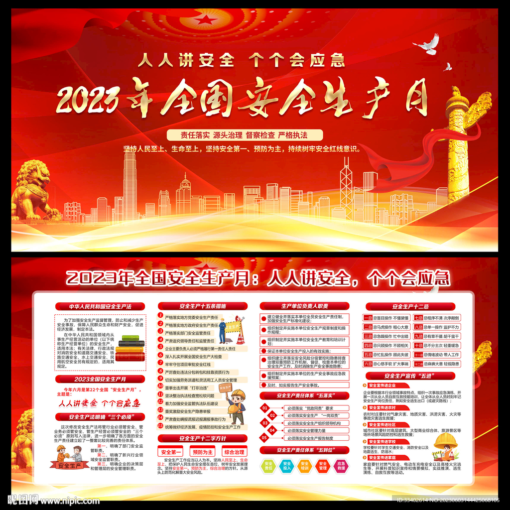 安全生产月宣传栏