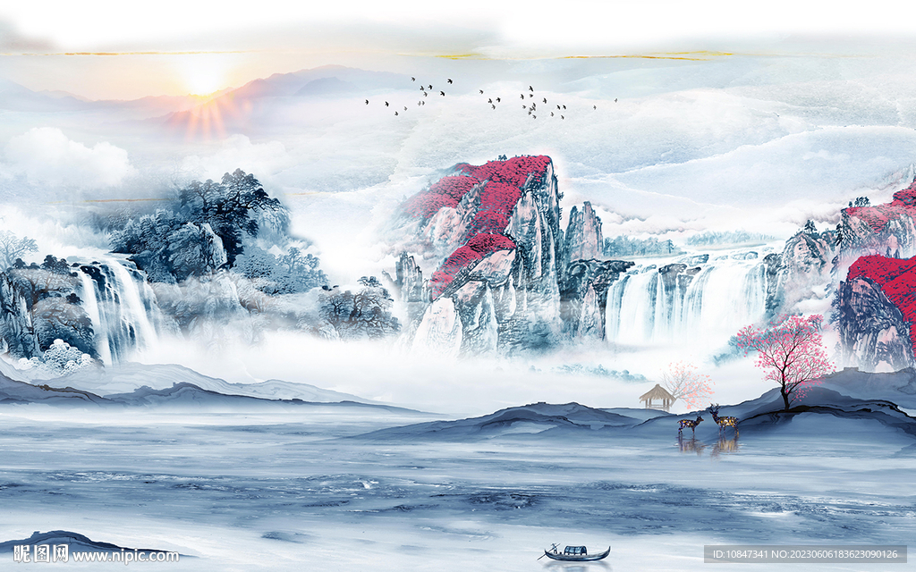 最新 高清古风山水 tIf分层