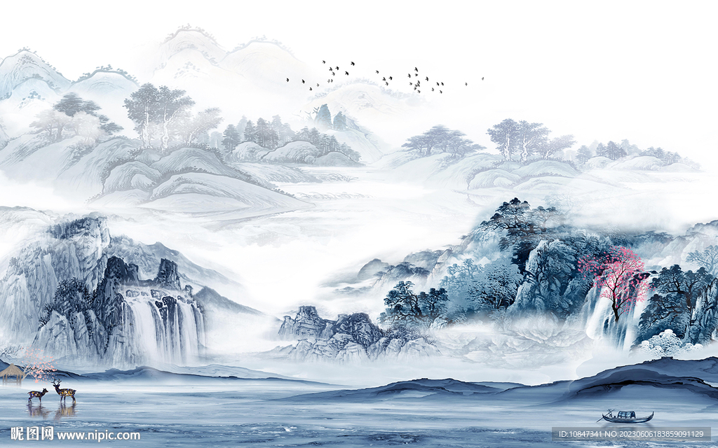 简约 高清古风山水 tIf分层