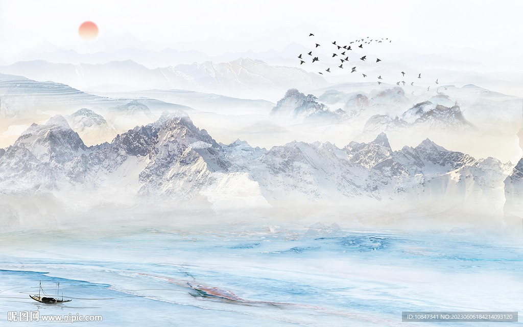 高档 高清古风山水 tIf分层