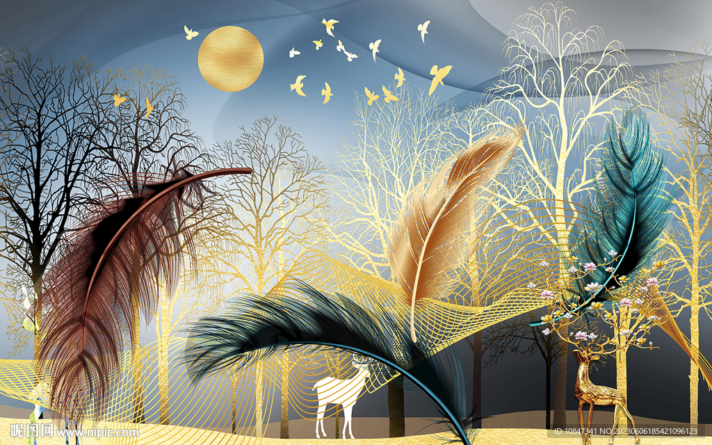 高端 简欧装饰新画 TIF分层