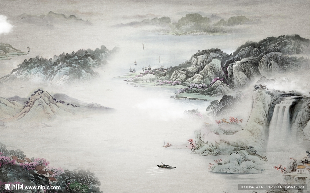 人气 高清古风山水 tIf分层